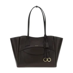 Borsa Tote Strutturata con Manico Superiore