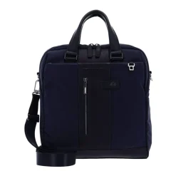 Borsa verticale per laptop e iPad blu unisex