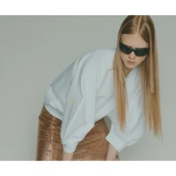 Boxy Round Neck Sweatshirt
