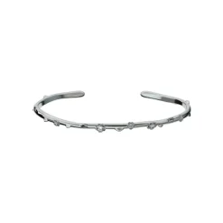 Bracciale Rigido con Rose e Dettagli Scintillanti