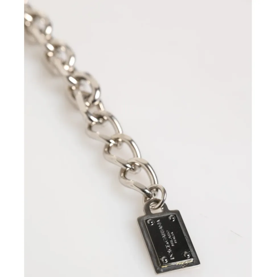 Bracciale Uomo in Argento con Perline