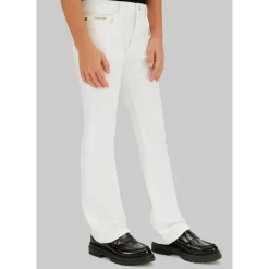Calvin Klein Jeans Bianco a Zampa Di Elefante Bambina LVCKSJC04GYAF_