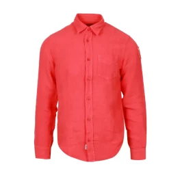 Camicia in Lino Button-Down