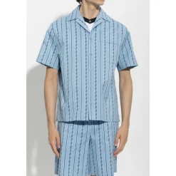 Camicia Jacquard in Cotone e Seta Regular