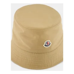 Cappello a Secchiello in Cotone Beige
