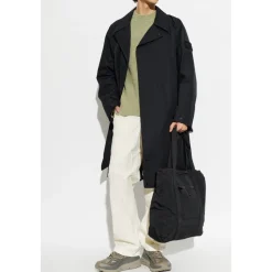 Cappotto con patch logo