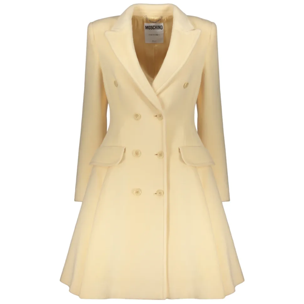 Cappotto doppiopetto con rever