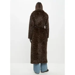 Cappotto Lungo Invernale Reversibile in Faux Fur