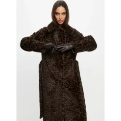 Cappotto Lungo Invernale Reversibile in Faux Fur