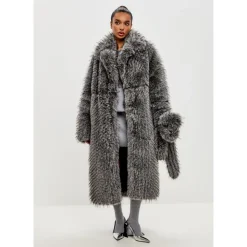 Cappotto Lussuoso in Faux Fur Natalie
