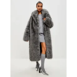 Cappotto Lussuoso in Faux Fur Natalie