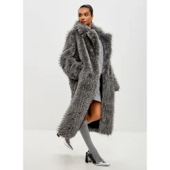 Cappotto Lussuoso in Faux Fur Natalie