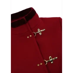 Cappotto rosso in misto lana Virginia