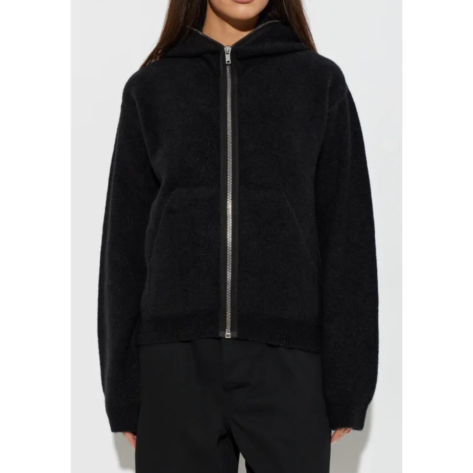 Cardigan con cappuccio