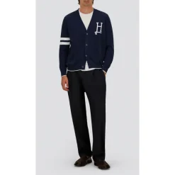 Cardigan con Logo H