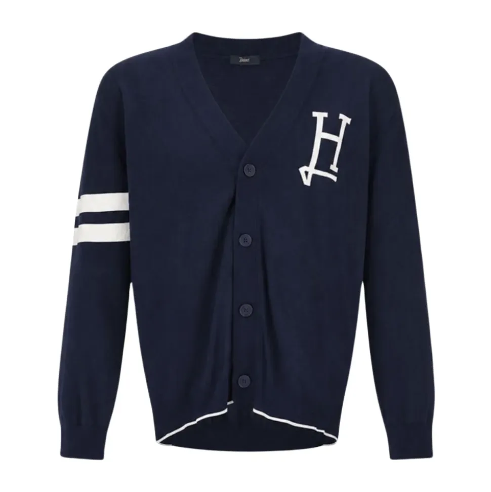 Cardigan con Logo H