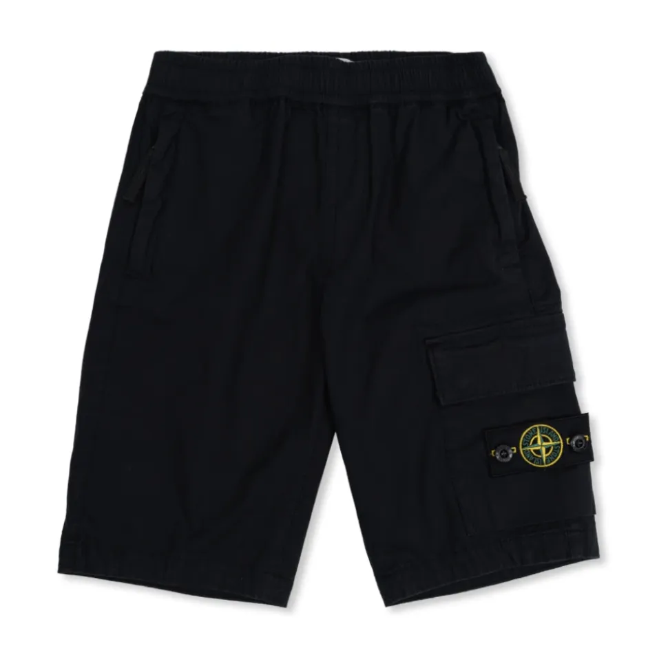 Cargo Shorts With Logo Patch