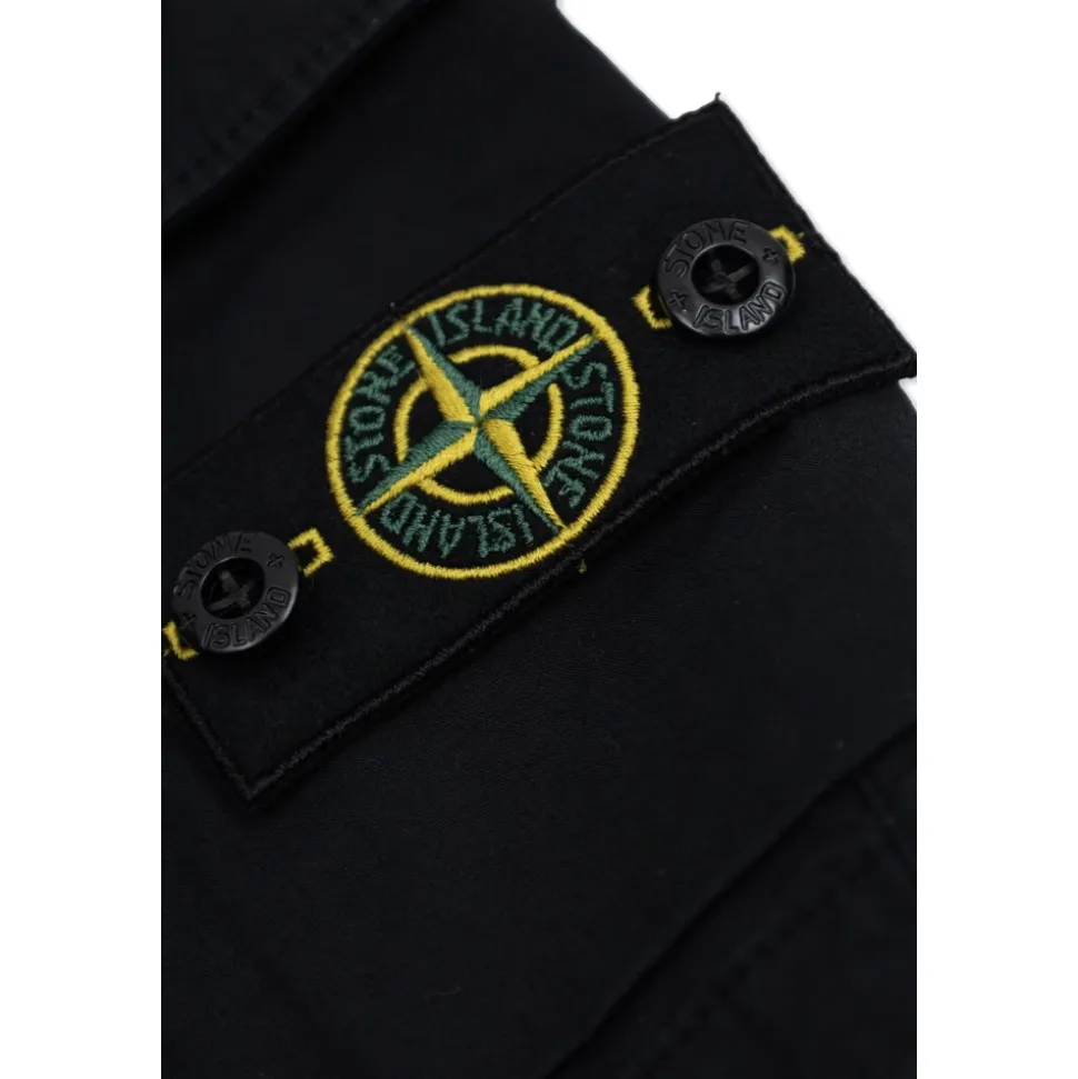 Cargo Shorts With Logo Patch