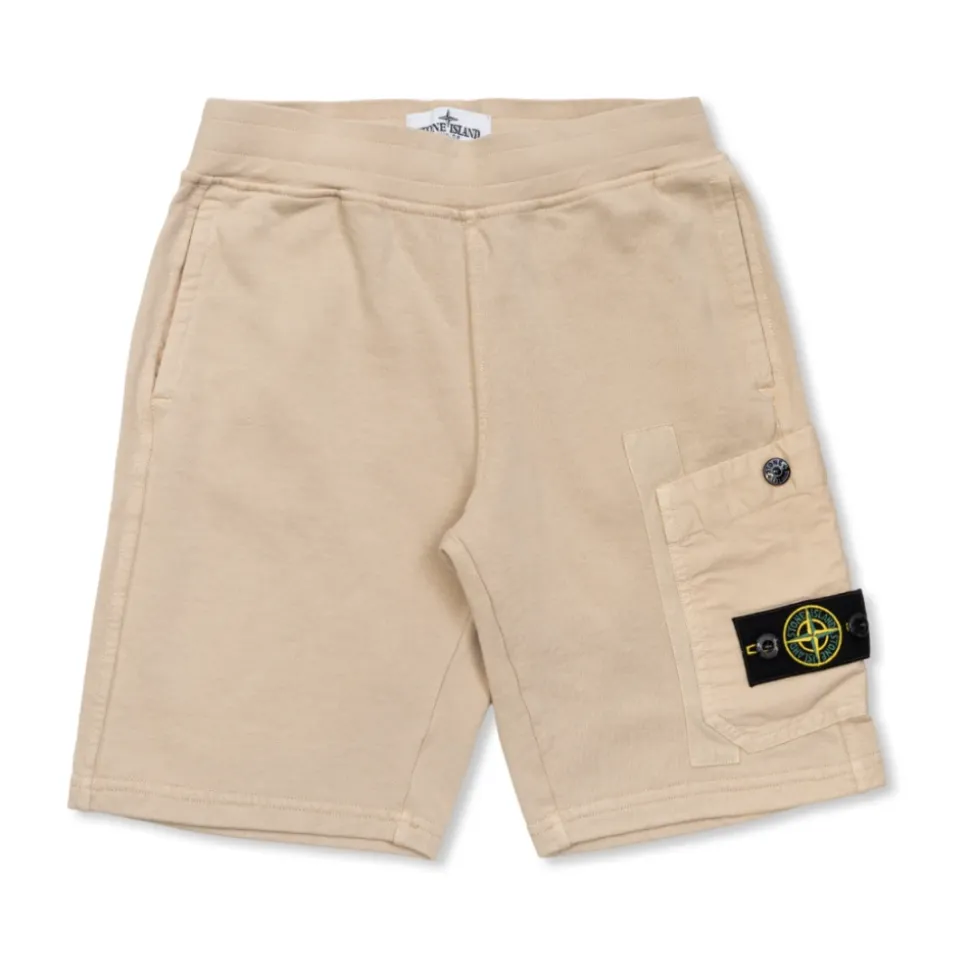 Cargo Shorts With Logo Patch