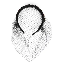 Cerchietto con Perline e Tulle