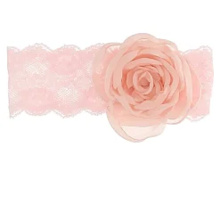 Cerchietto in Pizzo con Applicazione di Fiori