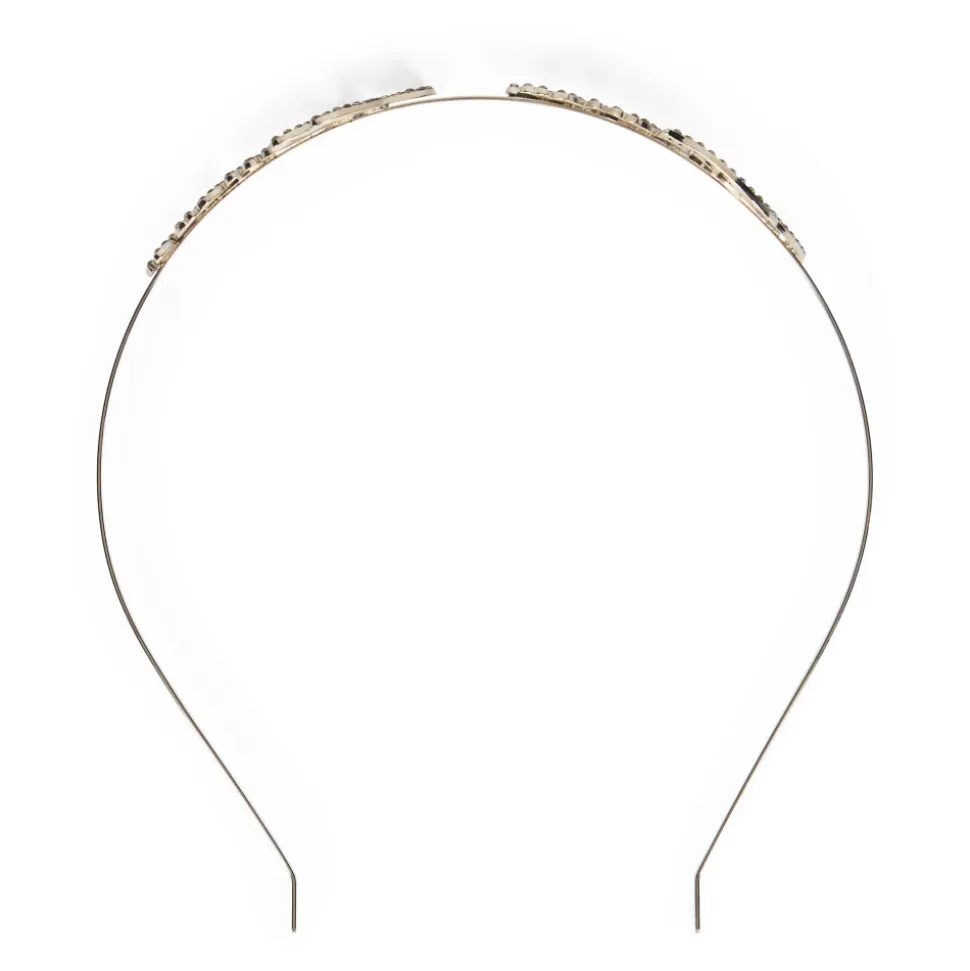 Cerchietto per capelli in metallo lucido, versatile ed elegante