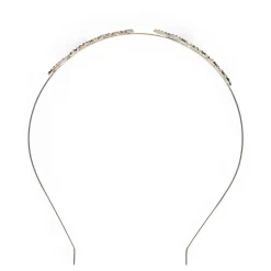 Cerchietto per capelli in metallo lucido, versatile ed elegante