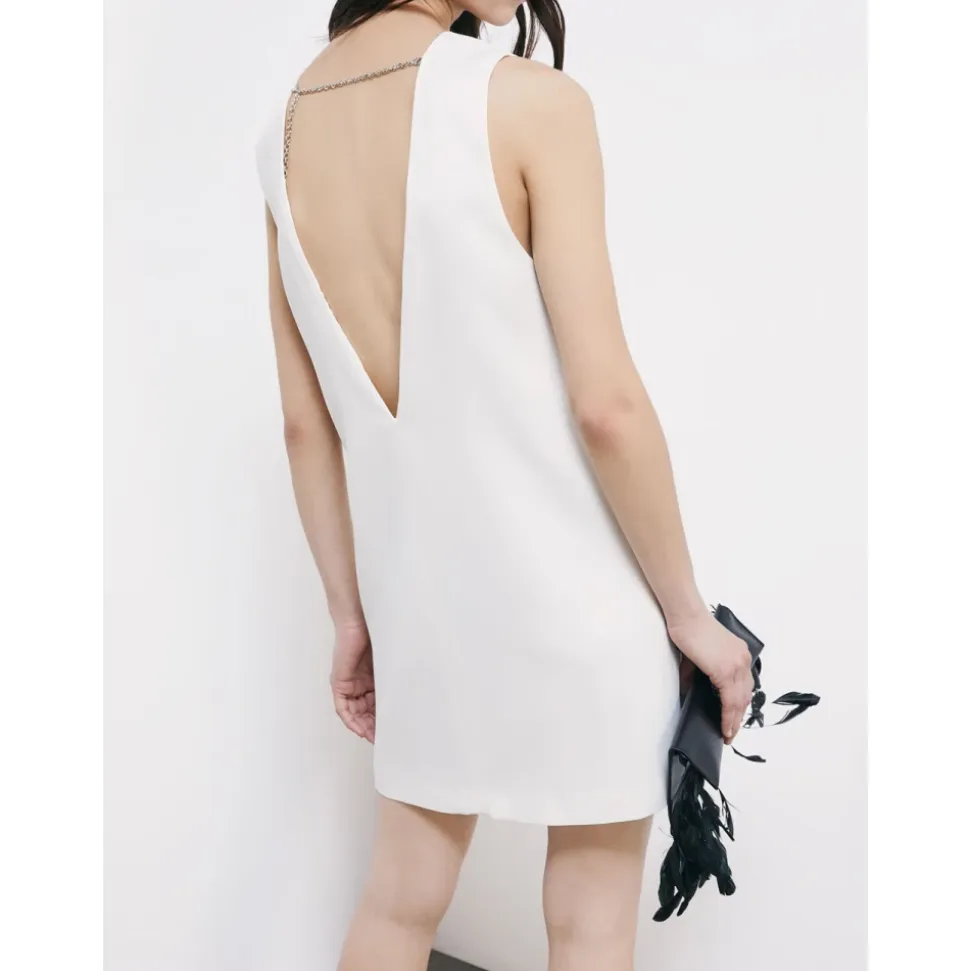 Chain-detail Mini Dress