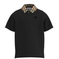Check Collar Polo Short Sleeve T-Shirt