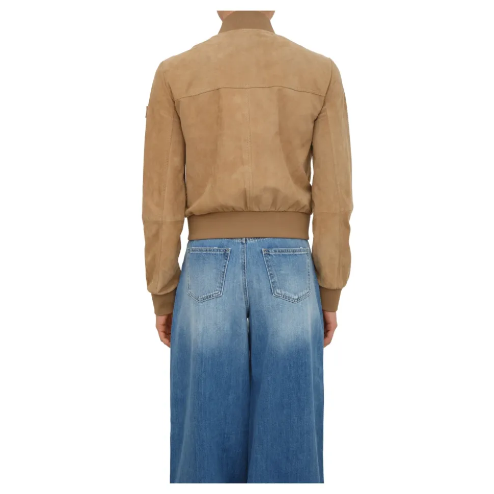 Choisya Suede Bomber
