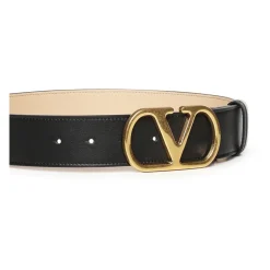 Cintura Reversibile in Pelle VLogo 40