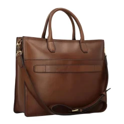 Classica Borsa Messenger in Pelle Marrone Unisex