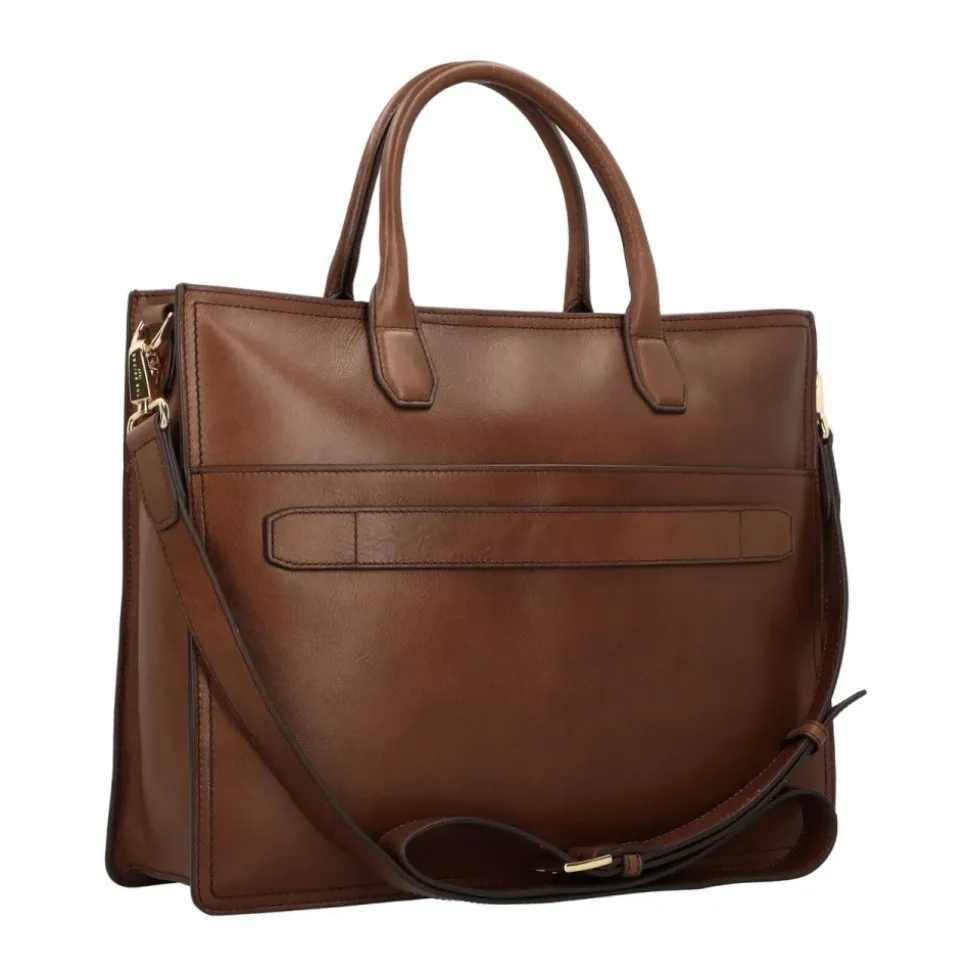 Classica Borsa Messenger in Pelle Marrone Unisex