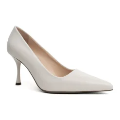 Classiche Décolleté Bianche con Tacco Alto