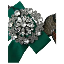 Clip Capelli in Seta e Cristallo