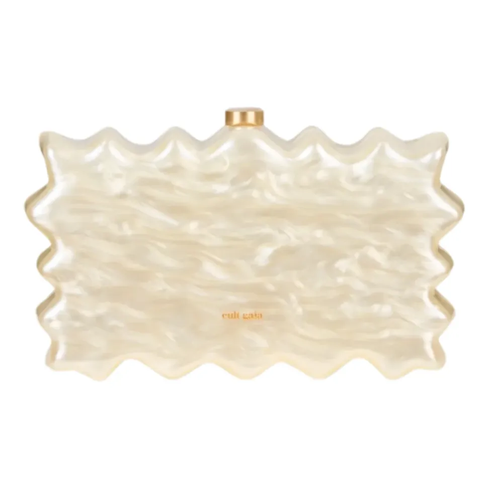 Clutch in Acrilico Avorio Perla