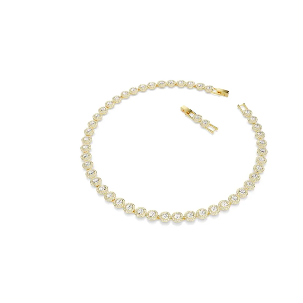 Collana Elegante in Oro con Cristallo