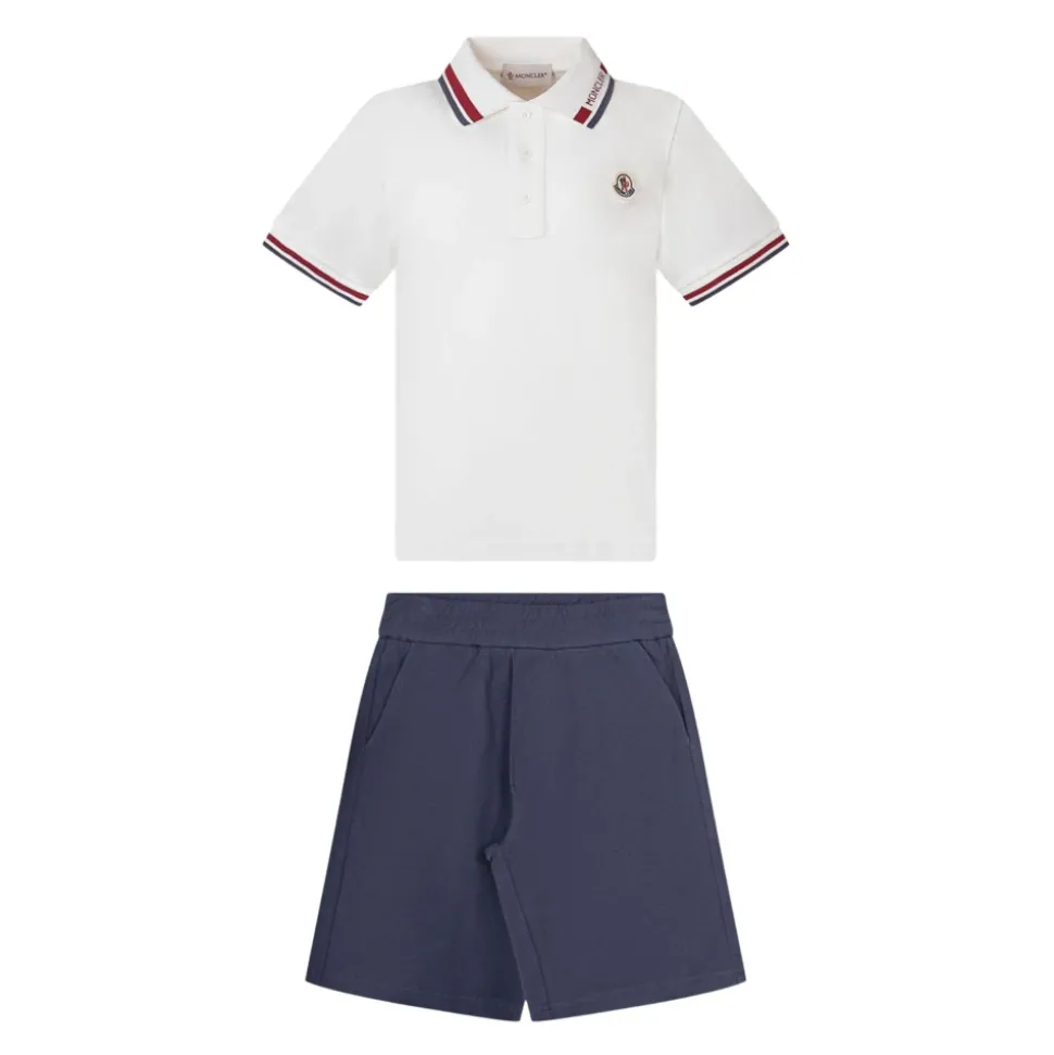 Completo Polo e Pantaloncini in Misto Cotone