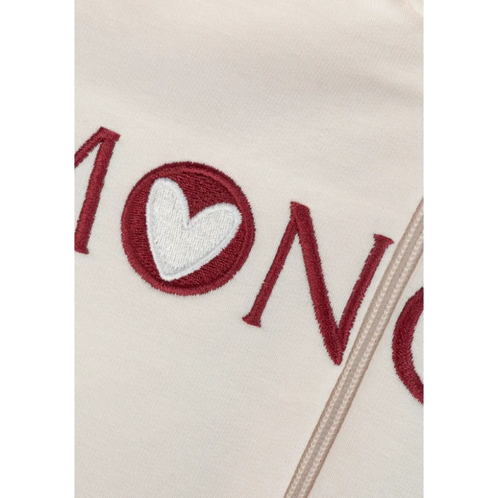 Completo Sportivo in Cotone con Logo a Cuore Ricamato
