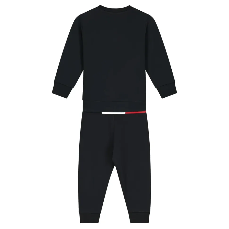 Completo Sportivo in Cotone con Bordo Tricolore