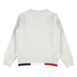 Completo sportivo in cotone con finiture tricolore