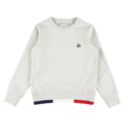 Completo sportivo in cotone con finiture tricolore