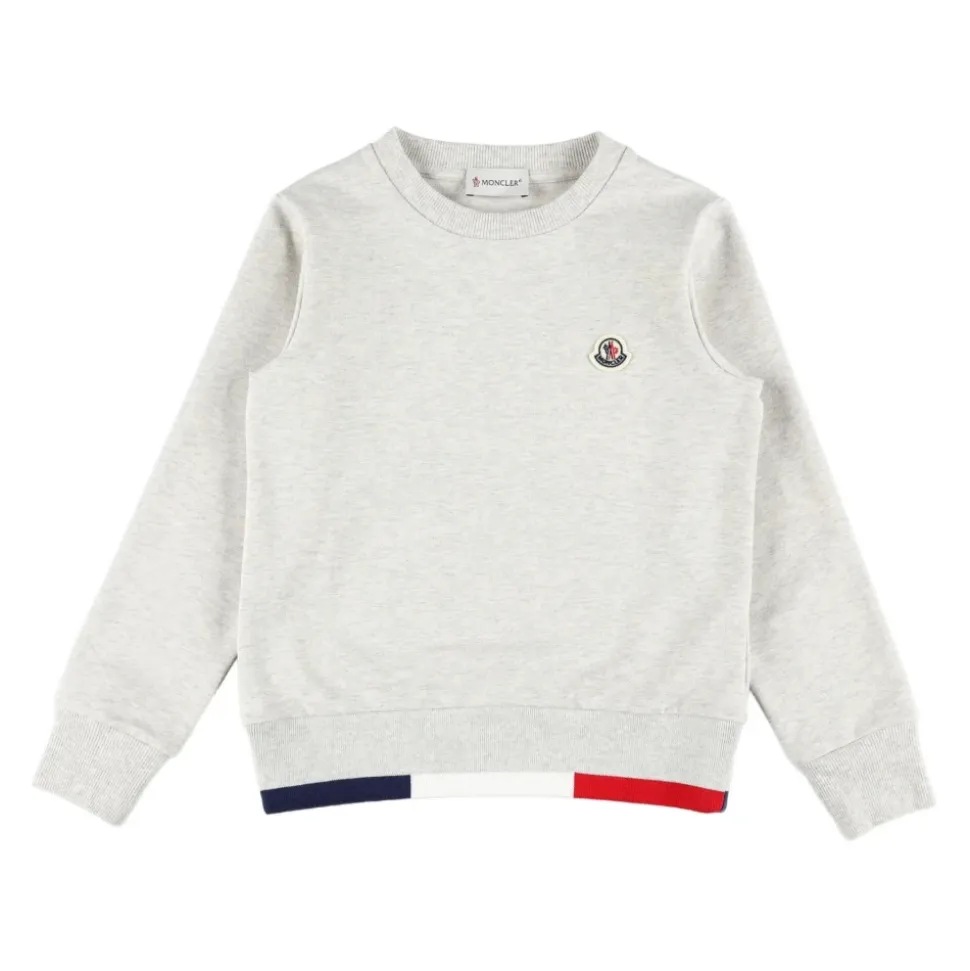 Completo sportivo in cotone con finiture tricolore