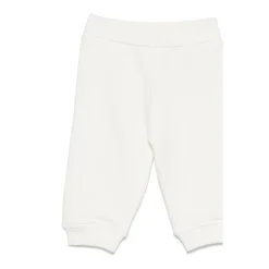Completo sportivo in cotone con logo ricamato