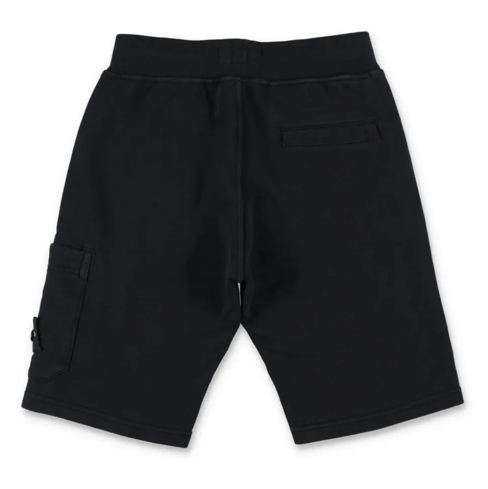 Cotton Fleece Cargo Bermuda Shorts