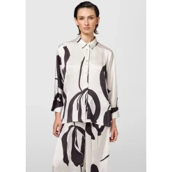 Crikle Flower Kimono Shirt