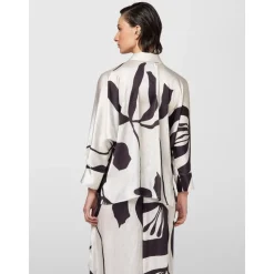 Crikle Flower Kimono Shirt