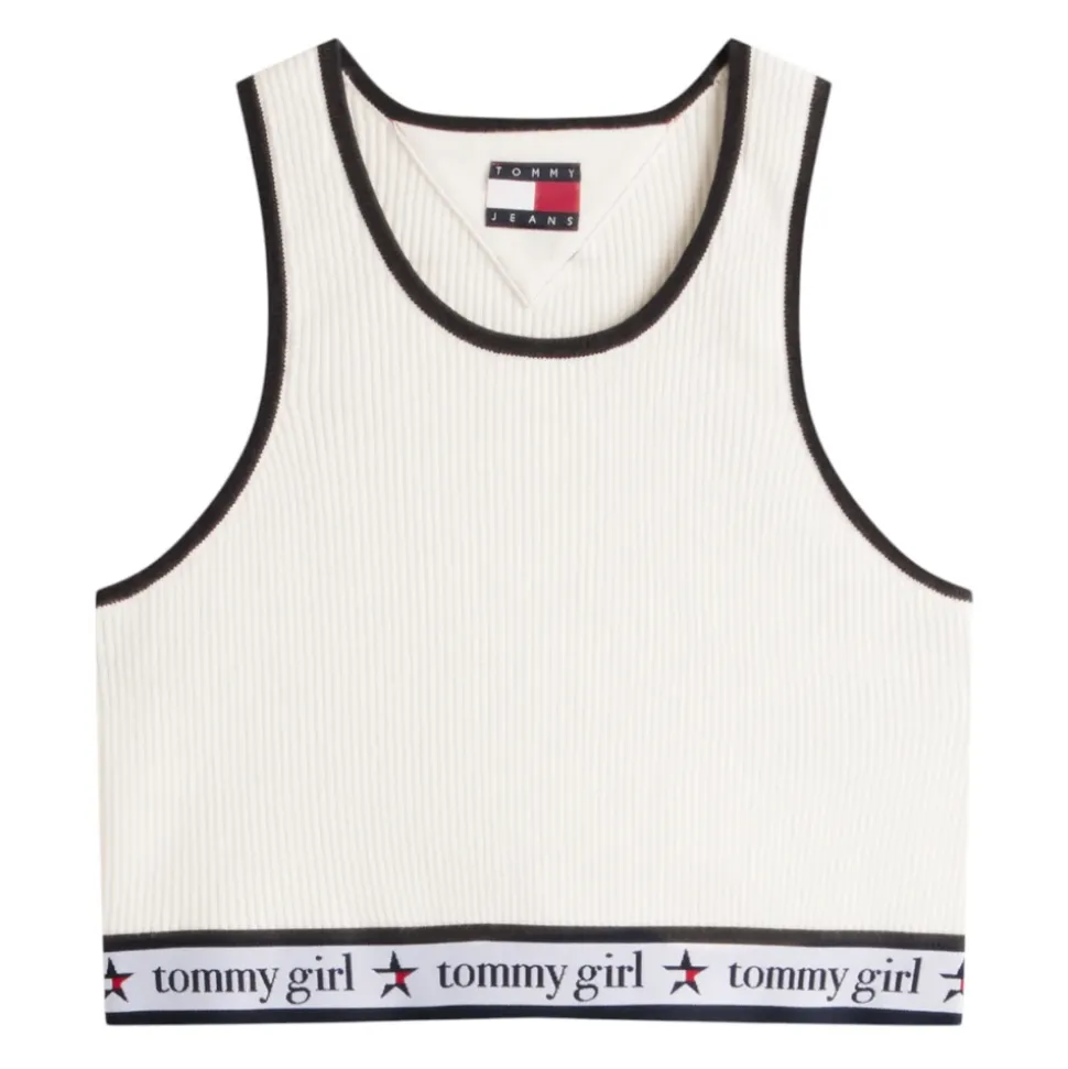 Cropped Extra Slim Knit Tank Top