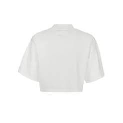Crop top in cotone