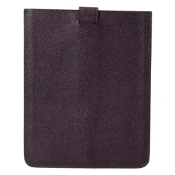 Custodia in pelle con logo e placca per tablet